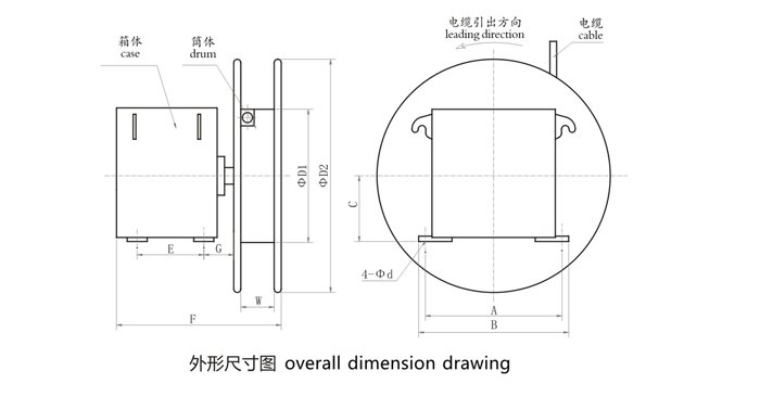 信号电缆卷筒